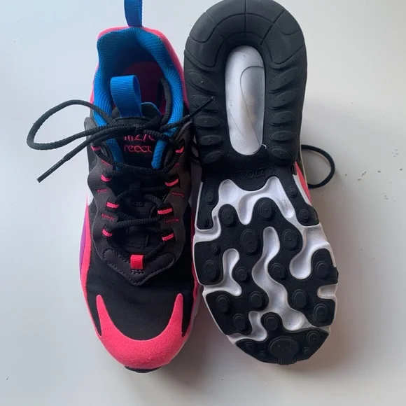 Nike AIR270 React Pink 4.5 Y (Big Kid)  or  EURO 36.6  Women's 6 - Picture 3 of 8